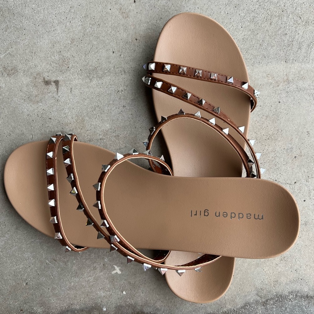 Madden Girl by Steve Madden Studded Flat Sandals